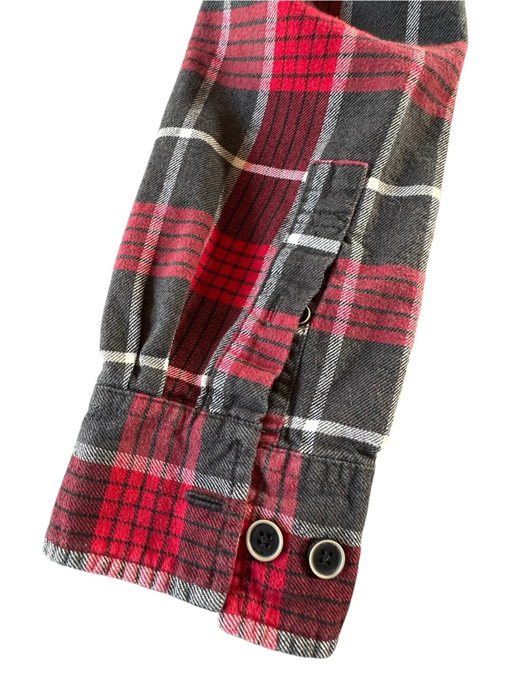 Weatherproof Red and Black Plaid Button-Down Shirt Large - Picture 8 of 13